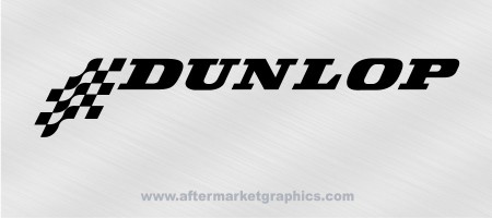 Dunlop Tires Decals 02 - Pair (2 pieces)